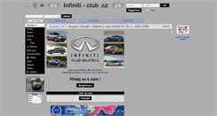 Desktop Screenshot of cs.infiniti-club.cz